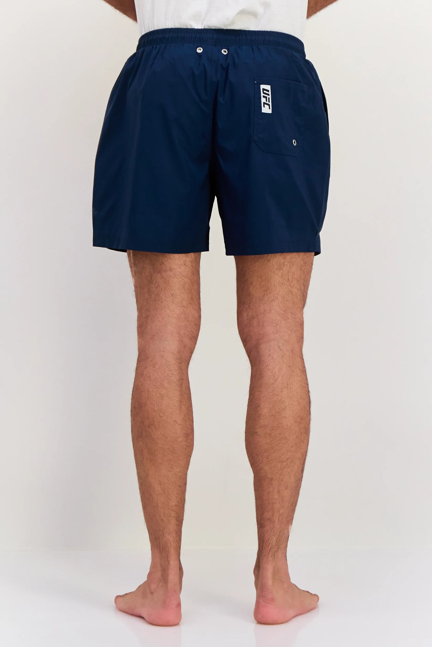 Men’s UFC Brand Swimming Shorts – Navy Blue – Size Large