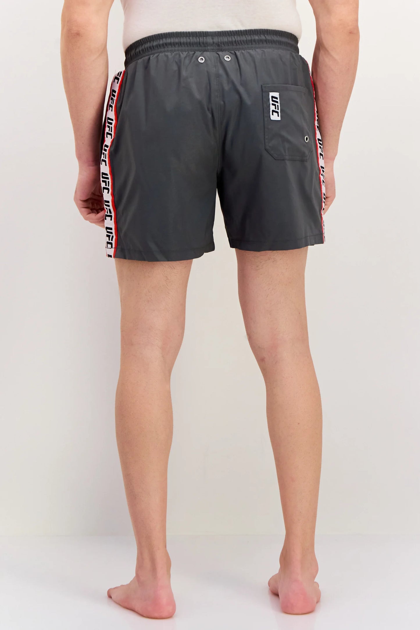 Men’s UFC Brand Swimming Shorts – Grey – Size Large