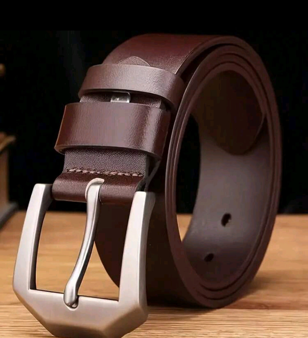 Men's Belt - Leather - Brown