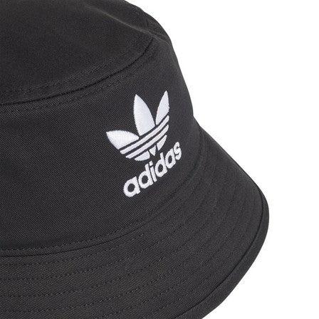 Original Unisex Trefoil Bucket Hat, Black - Size: Large