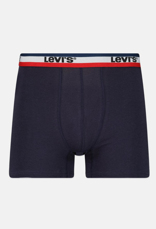 (Pack of 3) Authentic Levi's Men’s Boxers - Dark blue & Gray - L
