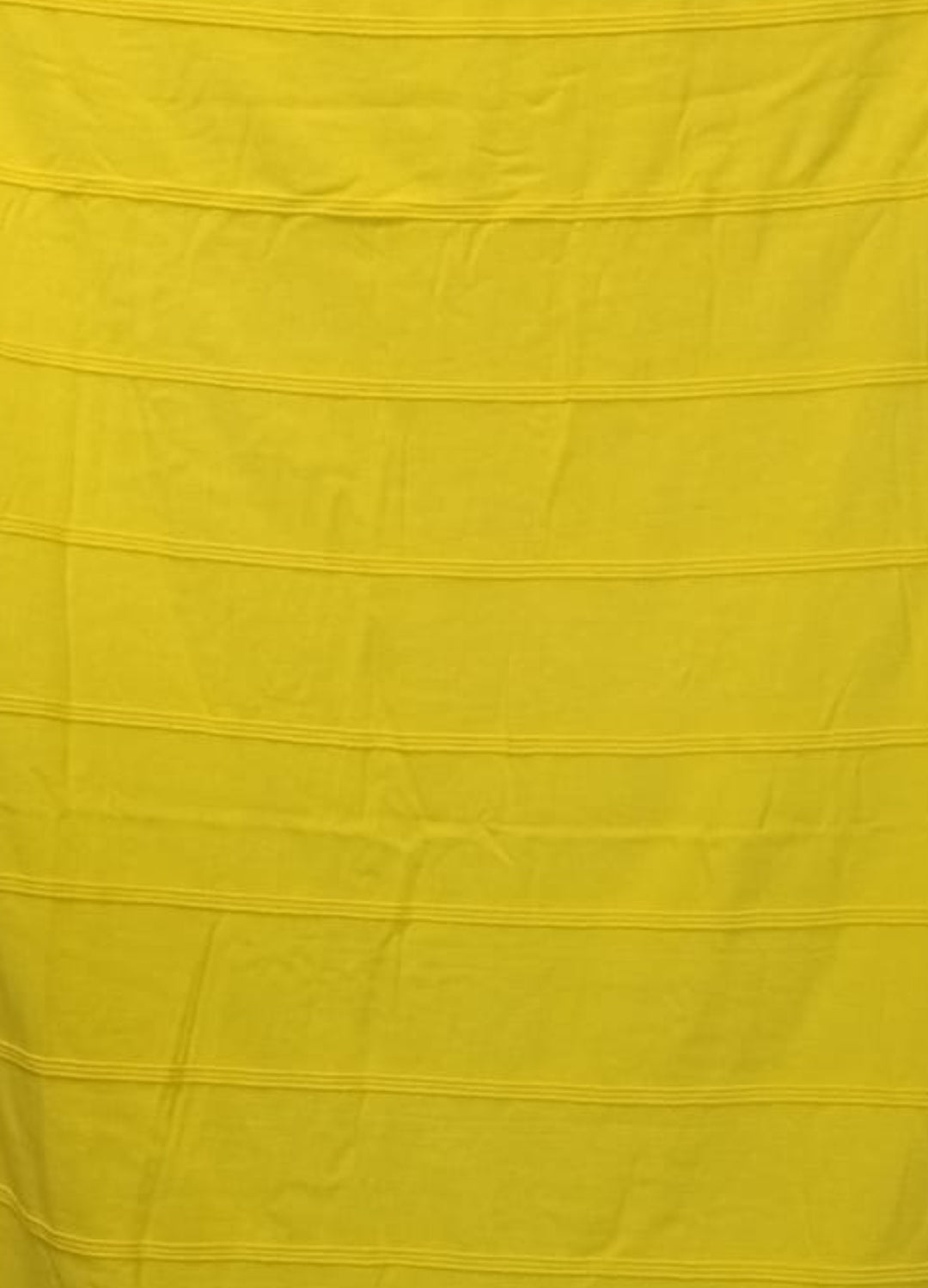 100% Cotton Unisex Beach Towel 90 x 180 cm - Lightweight - Quick-drying and Sand resistant - Yellow.