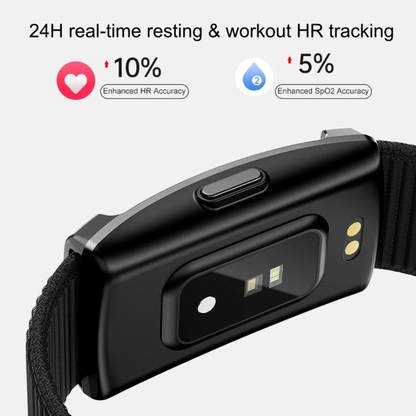 Dual Straps, Unisex, AI Health Analysis Bracelet, AI Smart Fitness Bracelets, Yawell Y25S Screenless Smart Bracelet OEM, Waterproof Smart Bracelets.