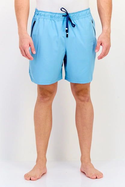 Men’s Motion Brand Swimming Shorts – Marina Blue – Size Large