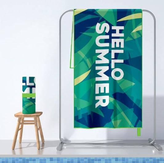Unisex Beach Towel, Thin, Highly Absorbent, Microfiber, Quick-drying, Breathable, Dimensions: 160L x 80W cm