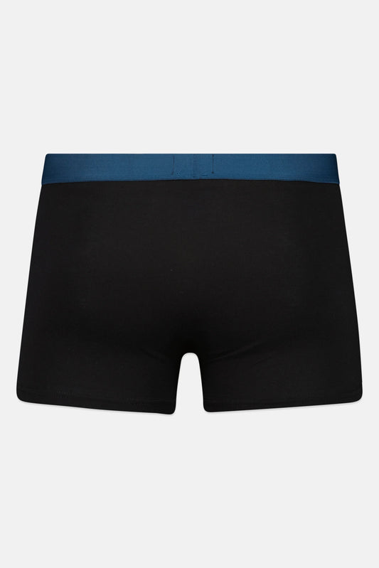 (Pack of 3) Lyle & Scotte Brand - Men's Boxers (95% Cotton) - Small - Black