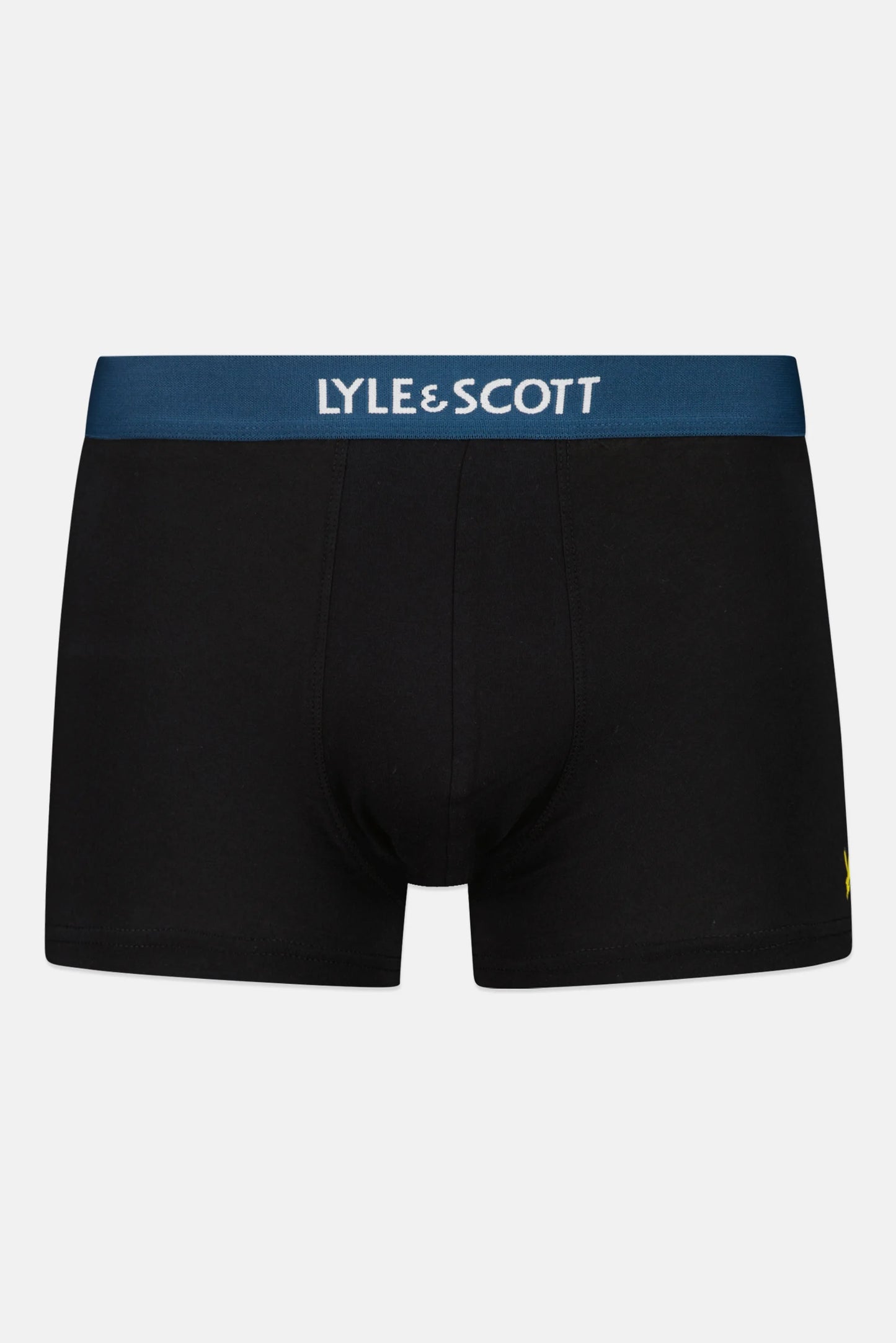 (Pack of 3) Lyle & Scotte Brand - Men's Boxers (95% Cotton) - Small - Black