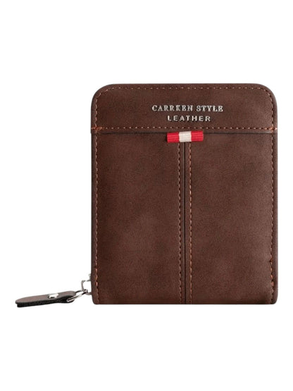 Men's Leather Wallet - Purse - CarrKen - Mocha Brown