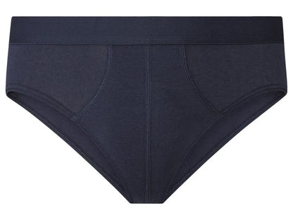 (Pack of 3) Livergy Brand - 95% Cotton Men's briefs - Navy & Blue - Medium.