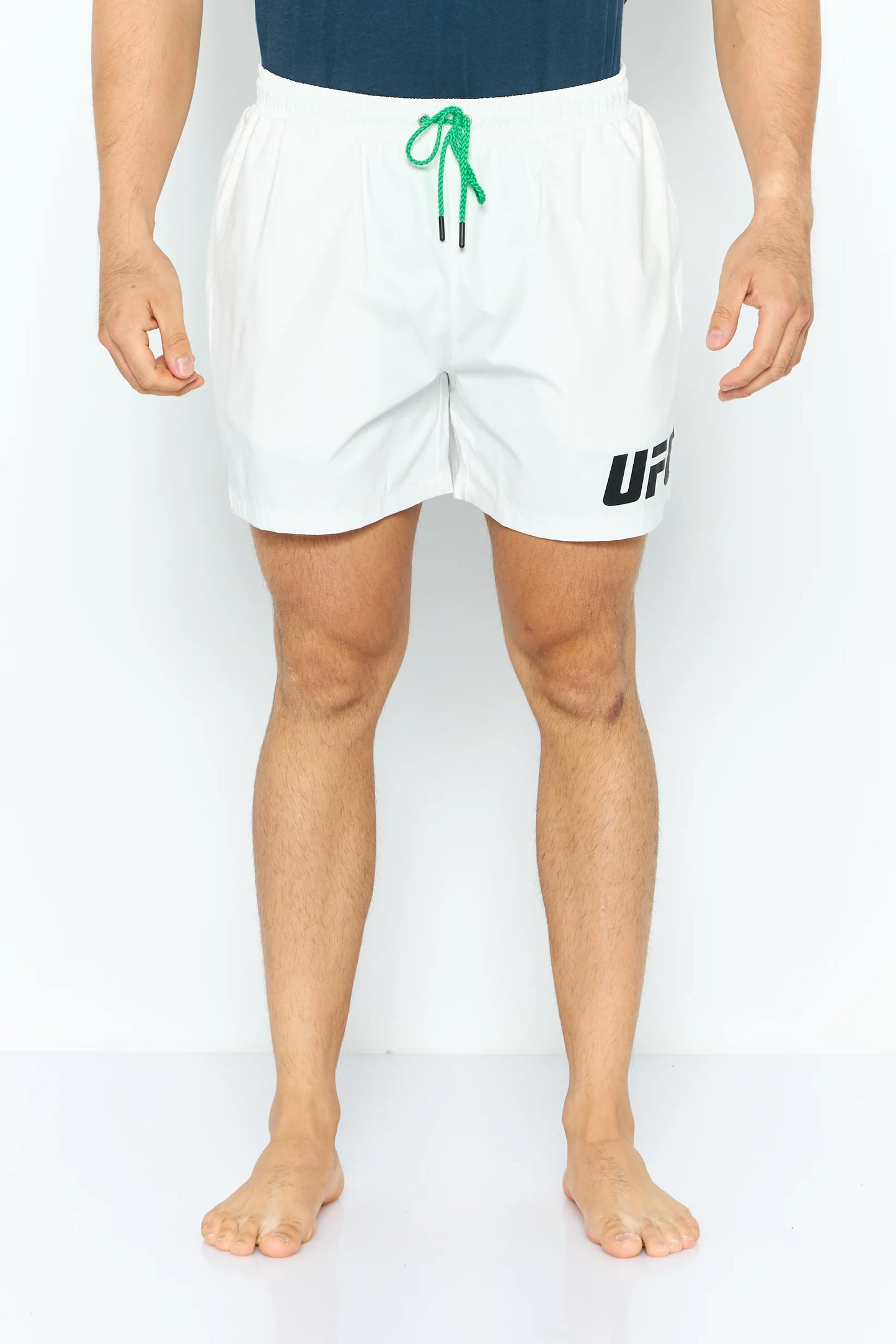 Men’s UFC Brand Swimming Shorts – White – Size Large