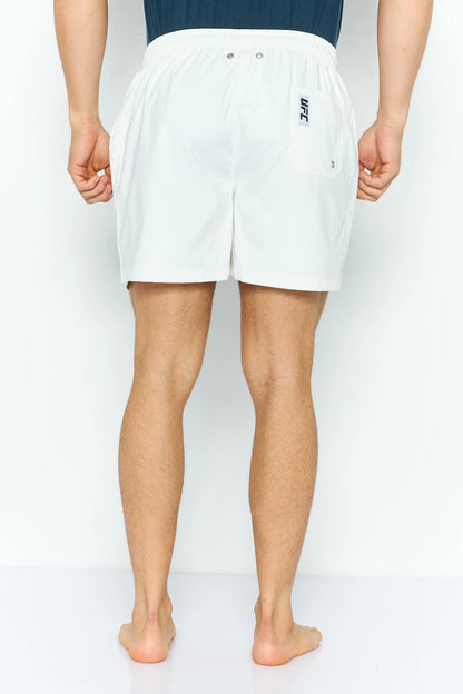 Men’s UFC Brand Swimming Shorts – White – Size Large