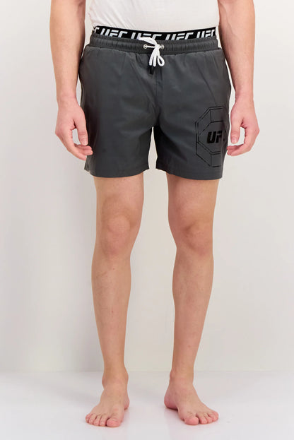 Men’s UFC Brand Swimming Shorts – Grey – Size X-Large