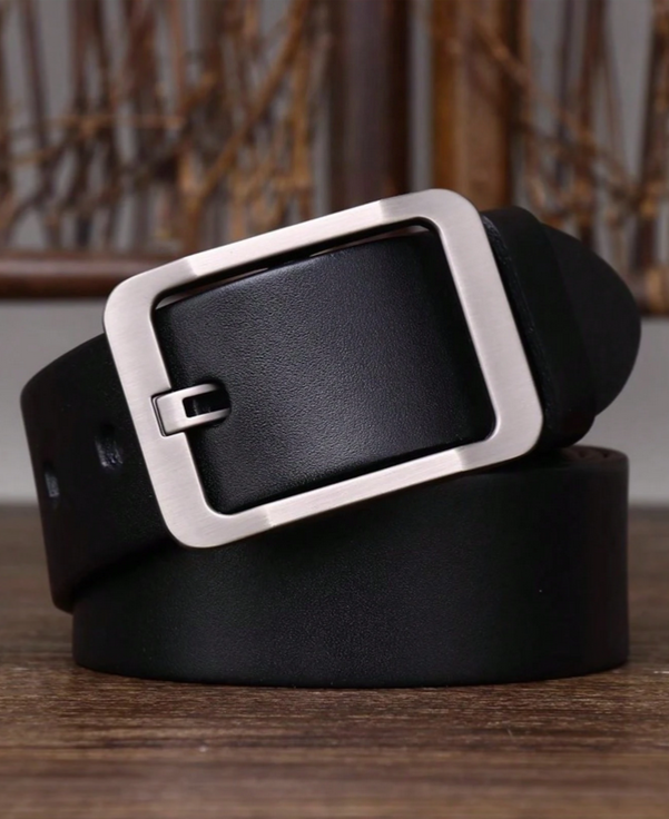 Men's Belt - Leather - Black