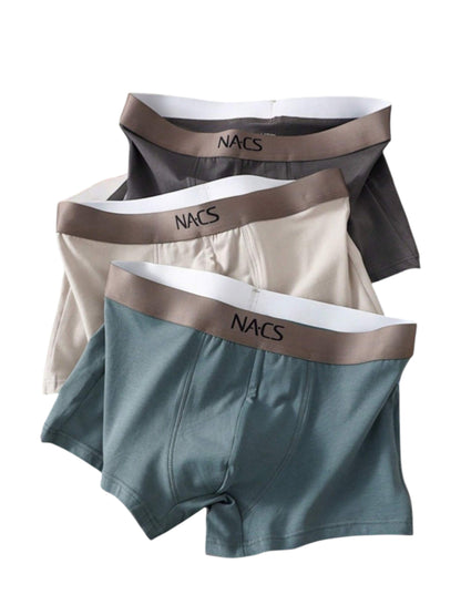 (Pack of 3) Men's 95% Cotton Multicolor boxers - M - L - XL