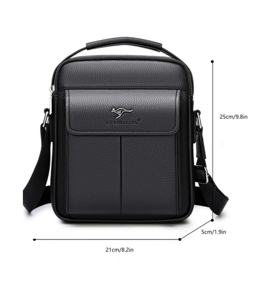 Men's Crossbody Leather Bag - Luxidaishu