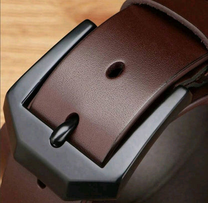 Men's Belt - Leather - Brown