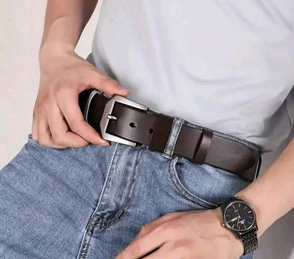 Men's Belt - Leather - Brown