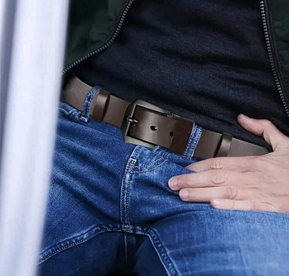 Men's Belt - Leather - Brown