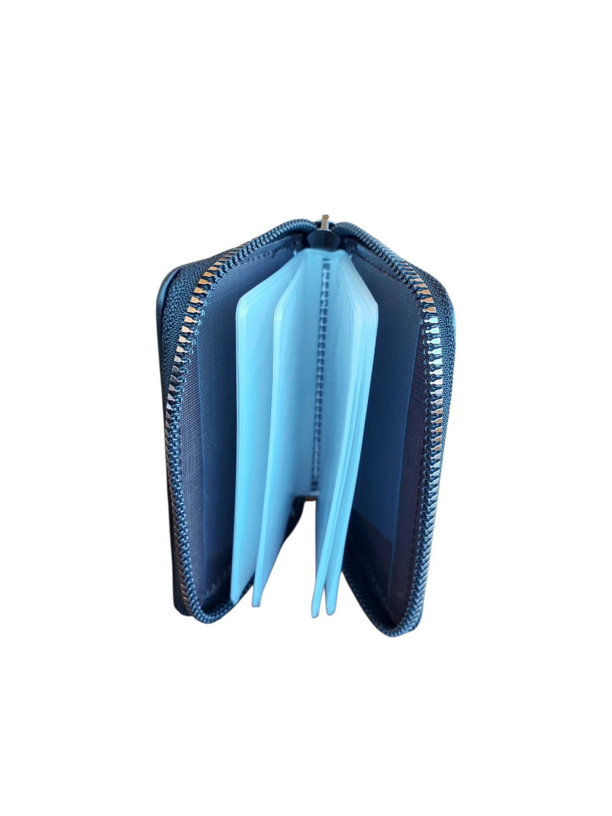 Credit Card Holder Wallet, Genuine Leather, Unisex, Small RFID Blocking, 20 Card Slots Organizer, Black