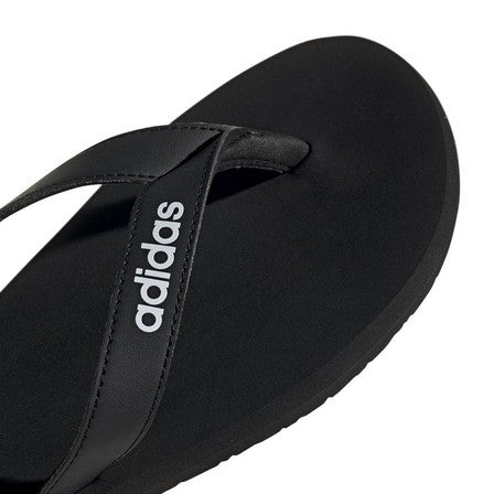 Original Adidas Eezay Flip-Flops, Black, Size 42