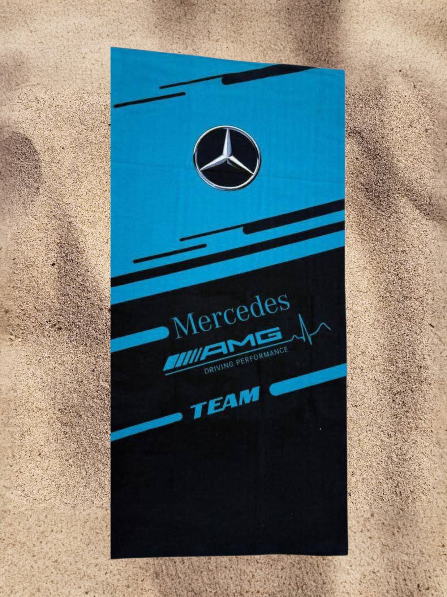 Unisex Lightweight Beach Towel, Cotton + Microfiber, Highly Absorbent, Quick-drying, Breathable, Sand resistant, Dimensions: 140 x 74 cm