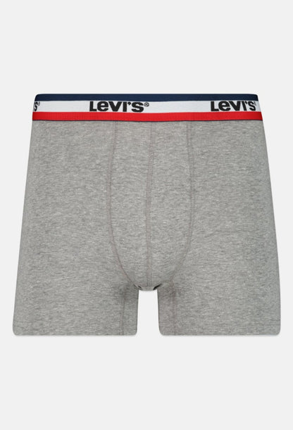 (Pack of 3) Authentic Levi's Men’s Boxers - Black & Gray - L