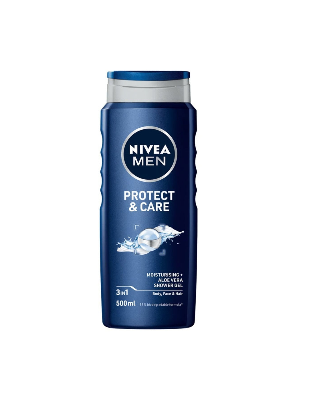 Nivea Men - Gel Douche - Aloe Vera - 3 in 1 (Body, Face & Hair) - 500 ml