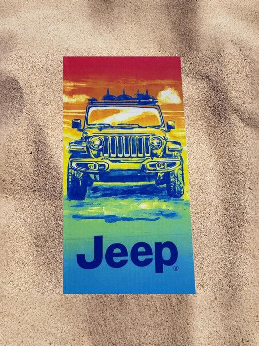 Unisex Lightweight Beach Towel, Cotton & Microfiber Blend, Highly Absorbent, Quick-drying, Breathable, Sand resistant, Dimensions: 140 x 74 cm