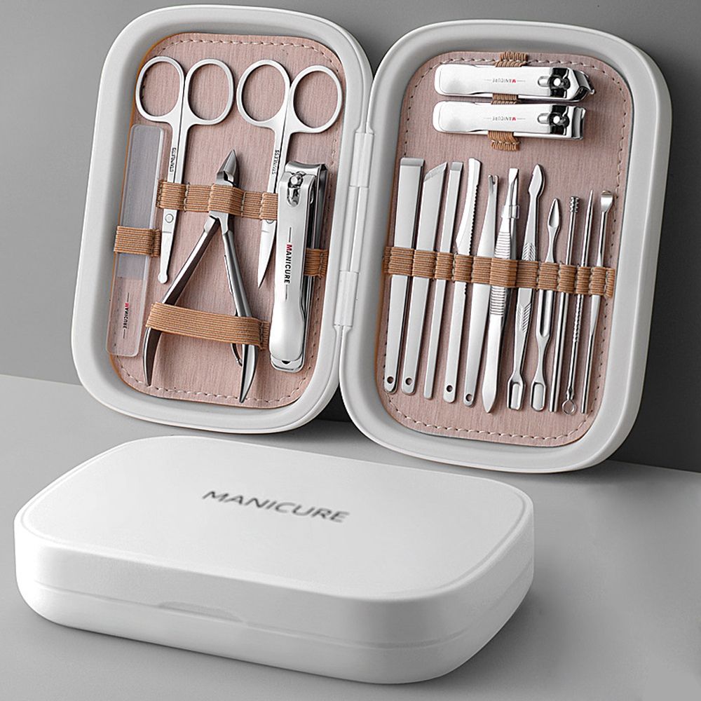 Professional 18-in-1 High-Quality Nail Care Kit for Men & Women | Stainless Steel Nail Clipper Set with Scissors