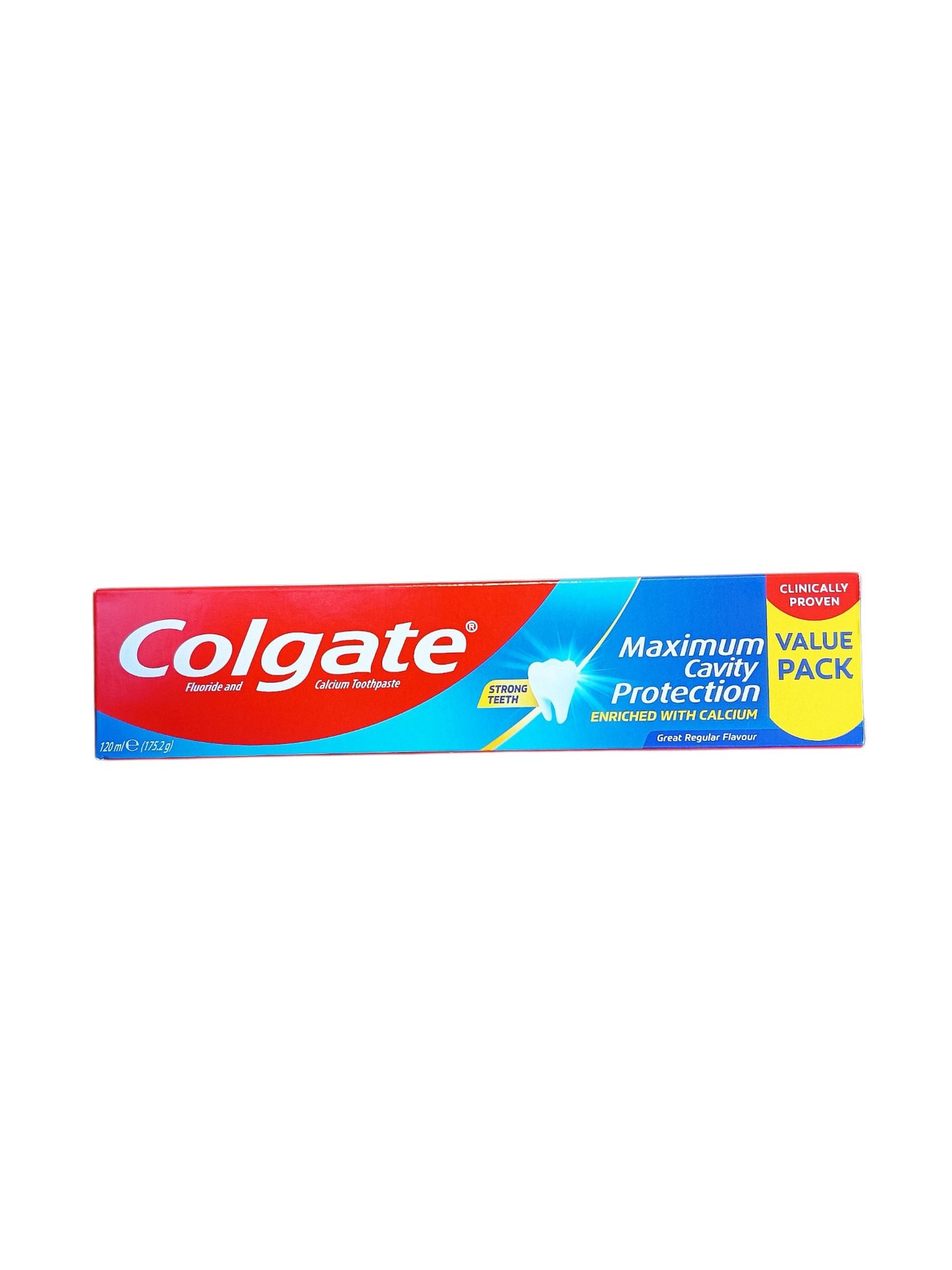 Colgate Toothpaste - Regular Flavor - Maximum Cavity Protection - 120 ml