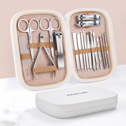 Professional 18-in-1 High-Quality Nail Care Kit for Men & Women | Stainless Steel Nail Clipper Set with Scissors