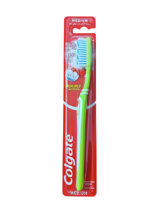 Colgate Toothbrush - Double Action - Color: Green