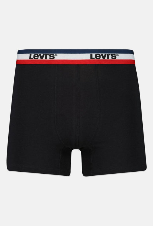 (Pack of 3) Authentic Levi's Men’s Boxers - Black & Gray - L
