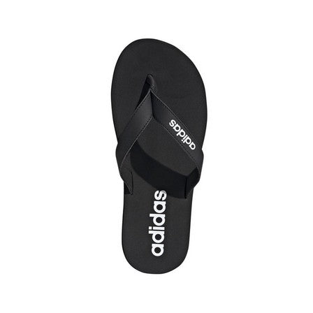 Original Adidas Eezay Flip-Flops, Black, Size 42
