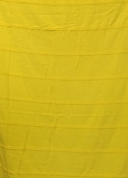 100% Cotton Unisex Beach Towel 90 x 180 cm - Lightweight - Quick-drying and Sand resistant -  Yellow.